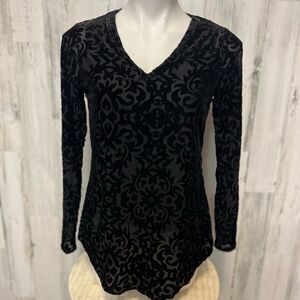 Ruff hewn Black blouse